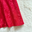 1990's scarlet petal slip dress