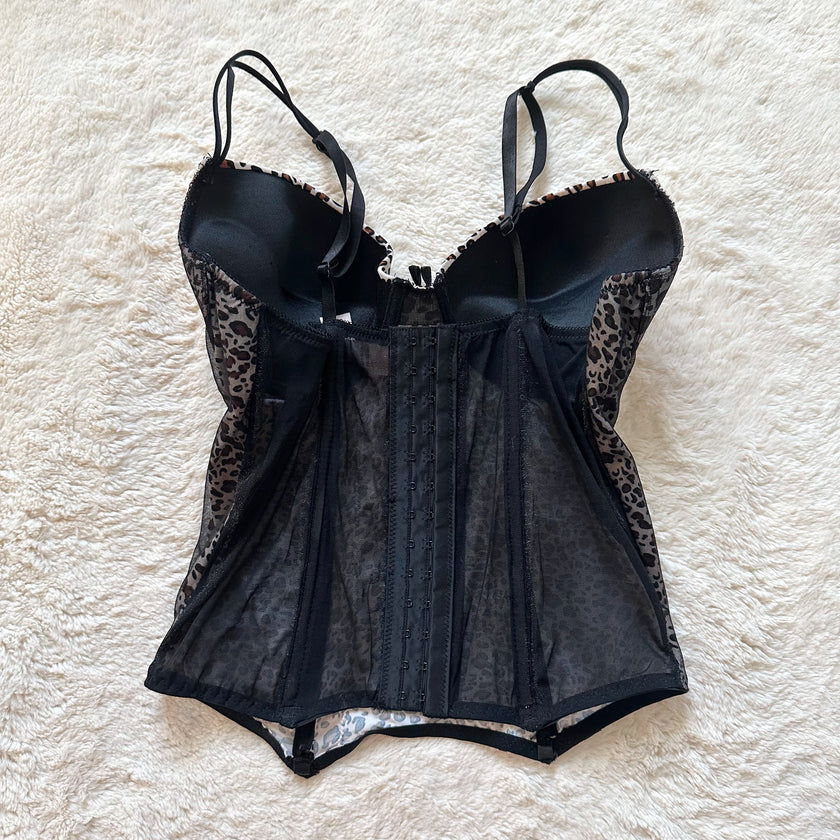 2000's cheetah girl bustier
