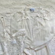 1980's keepsake lace lounge set