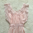 1980's blush whisper slip dress