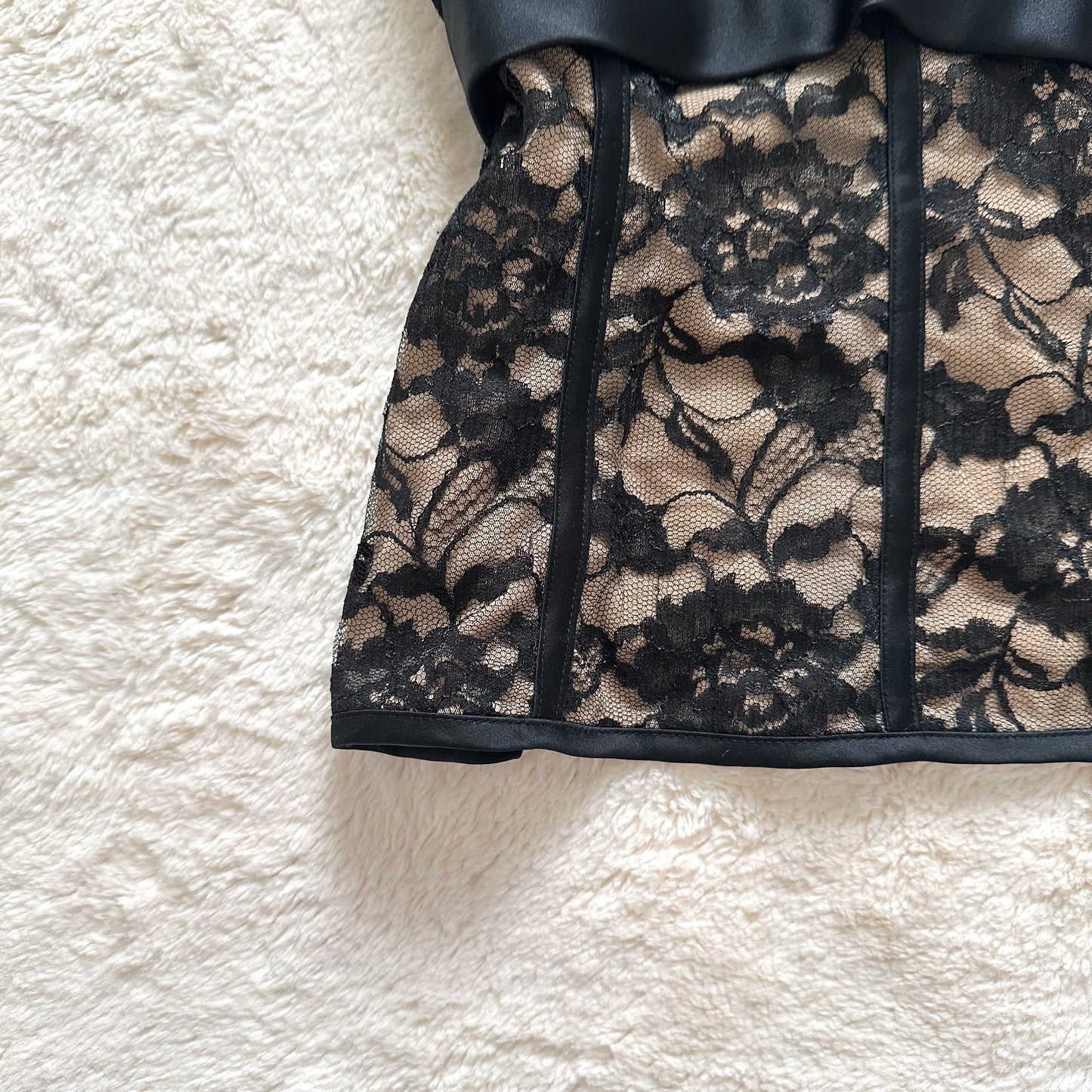 1990's espresso bloom halter top