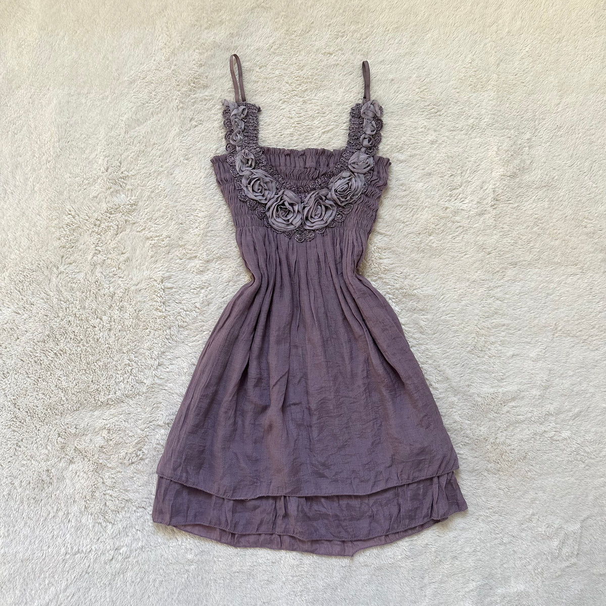 2000's mauve rose babydoll