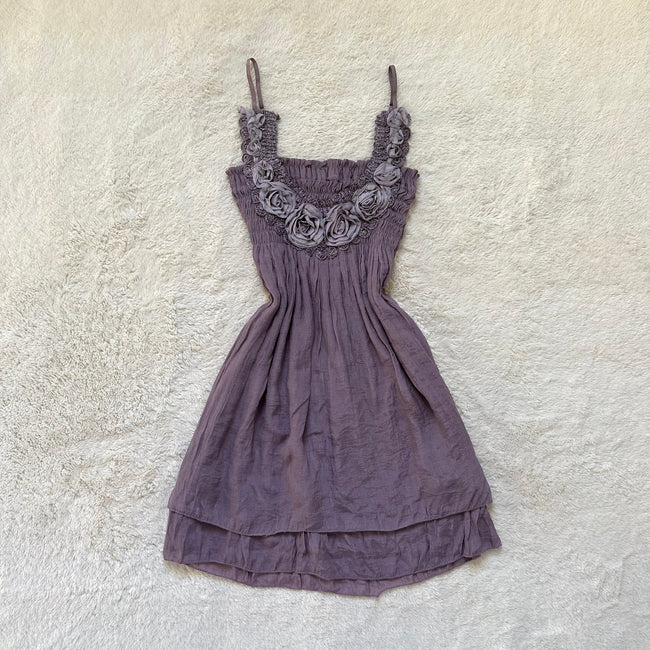 2000's mauve rose babydoll