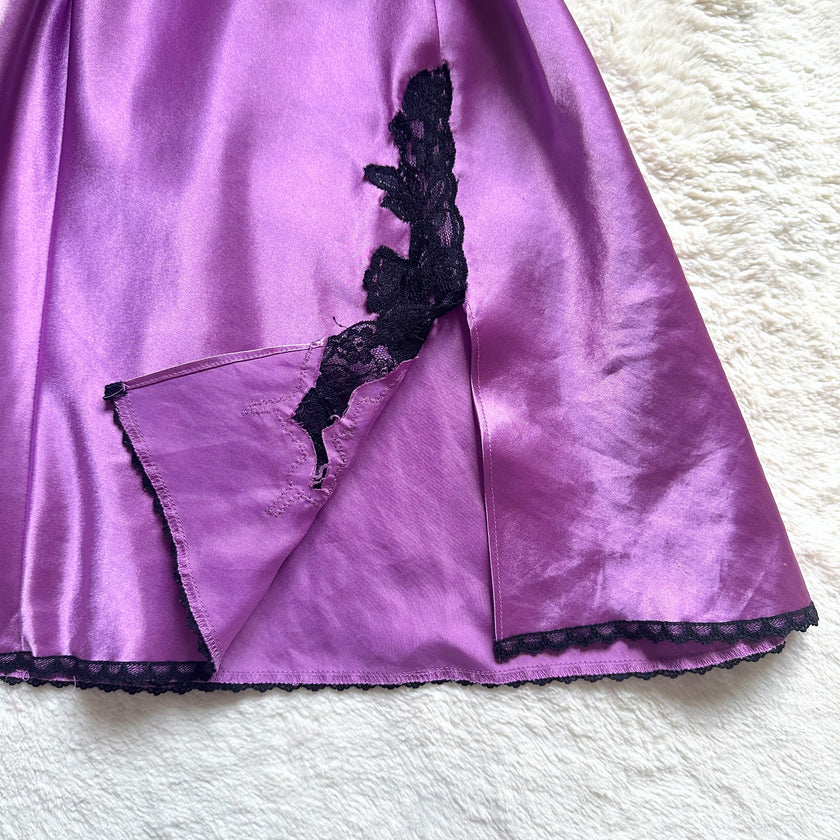 2000's orchid kiss slip dress