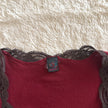 2000's wine and lace top
