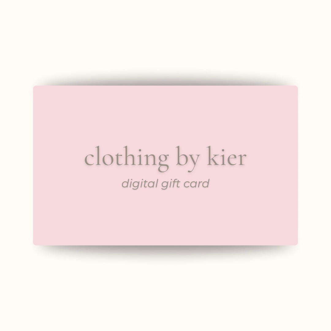 clothingbykier gift card