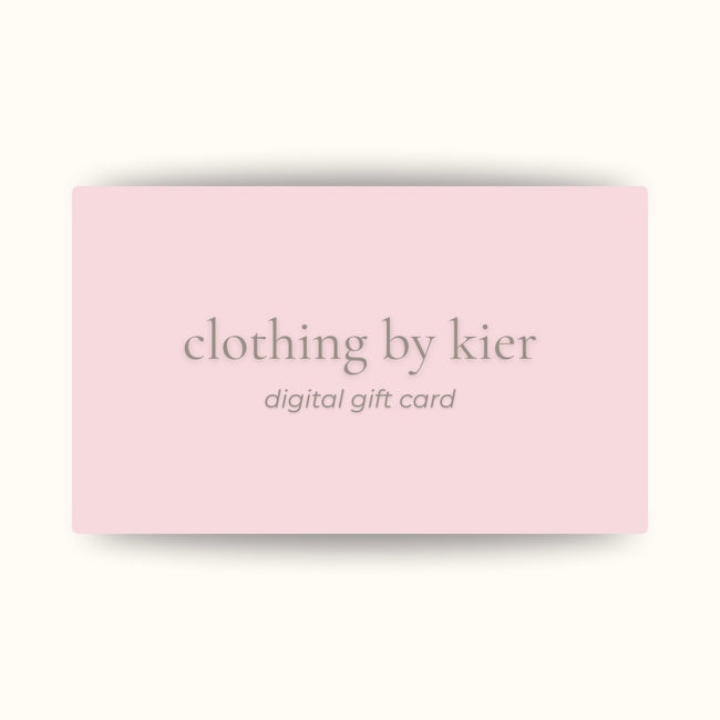 clothingbykier gift card