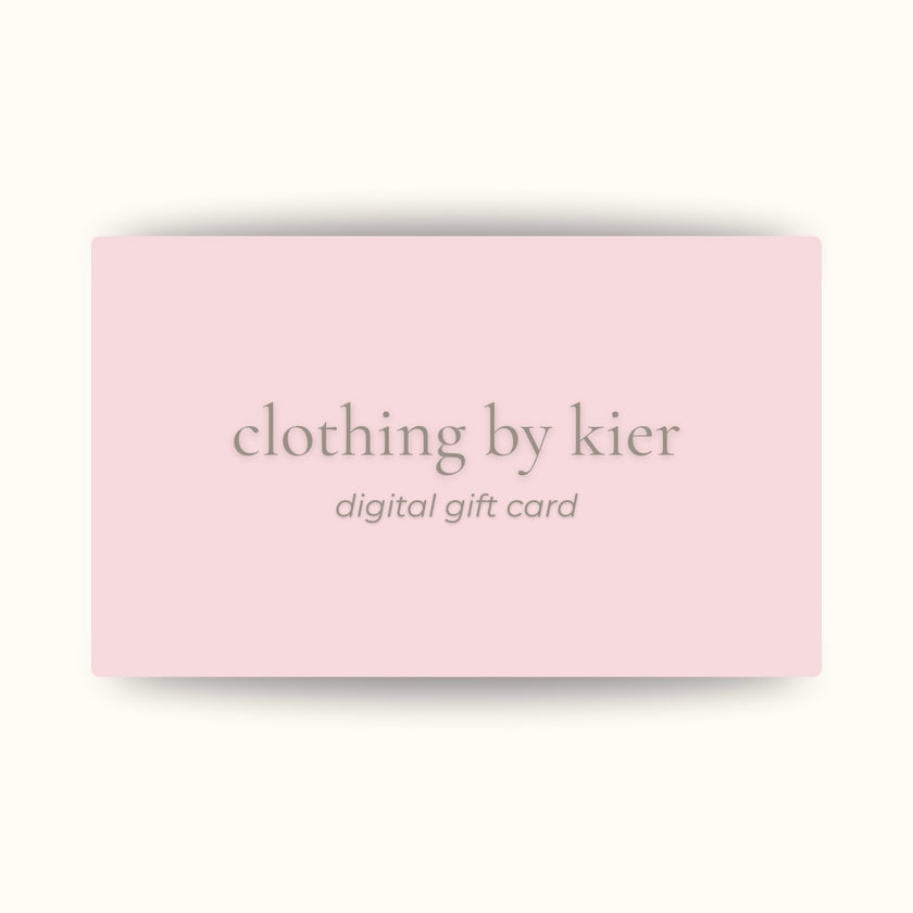 clothingbykier gift card
