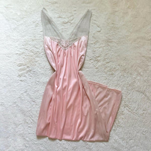 1980's blush cream negligee