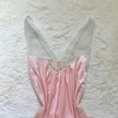 1980's blush cream negligee
