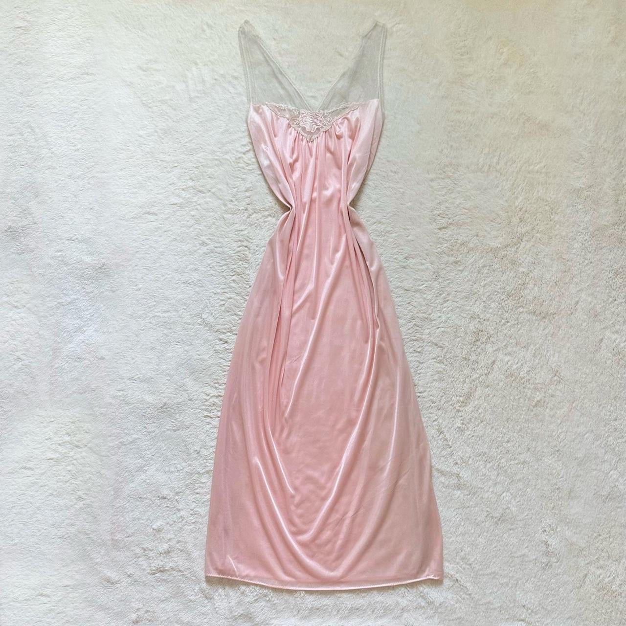 1980's blush cream negligee