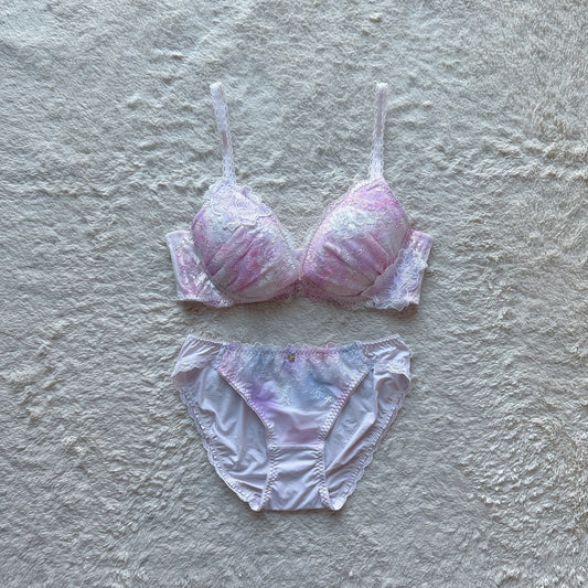 japanese brand iridescence bra set