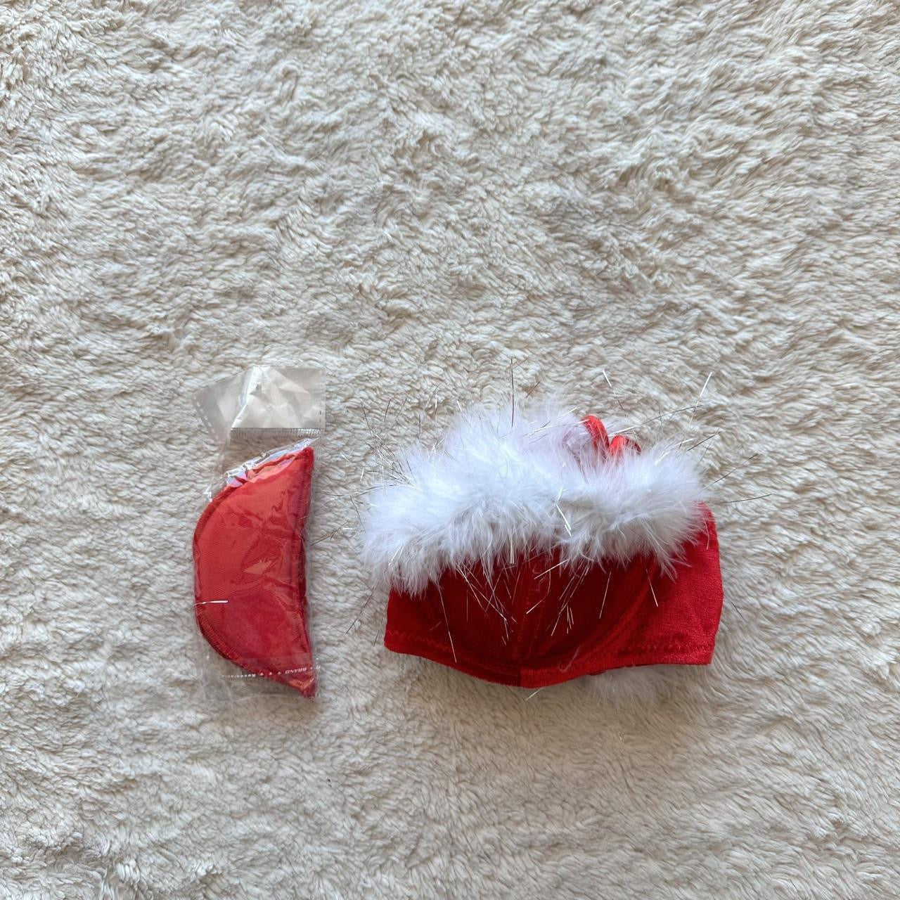 2000's sexy santa bra