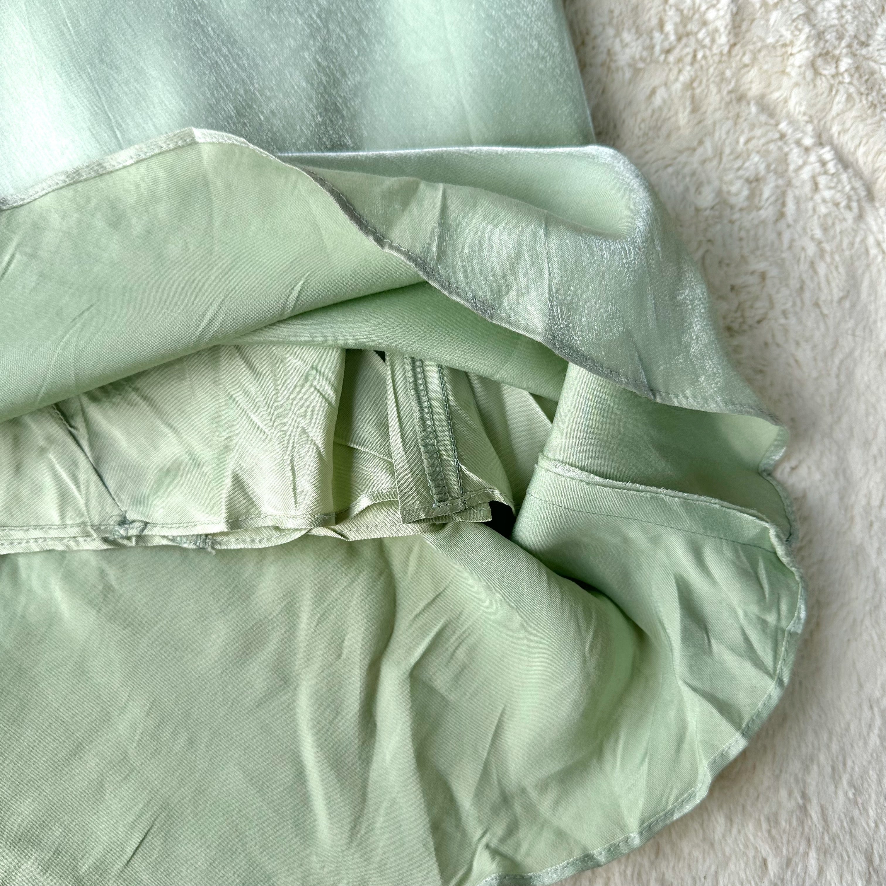 1990's tiana sage rose gown