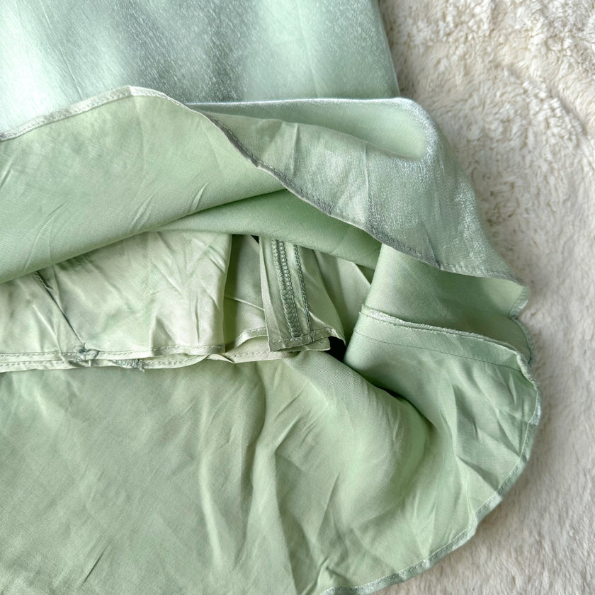 1990's tiana sage rose gown