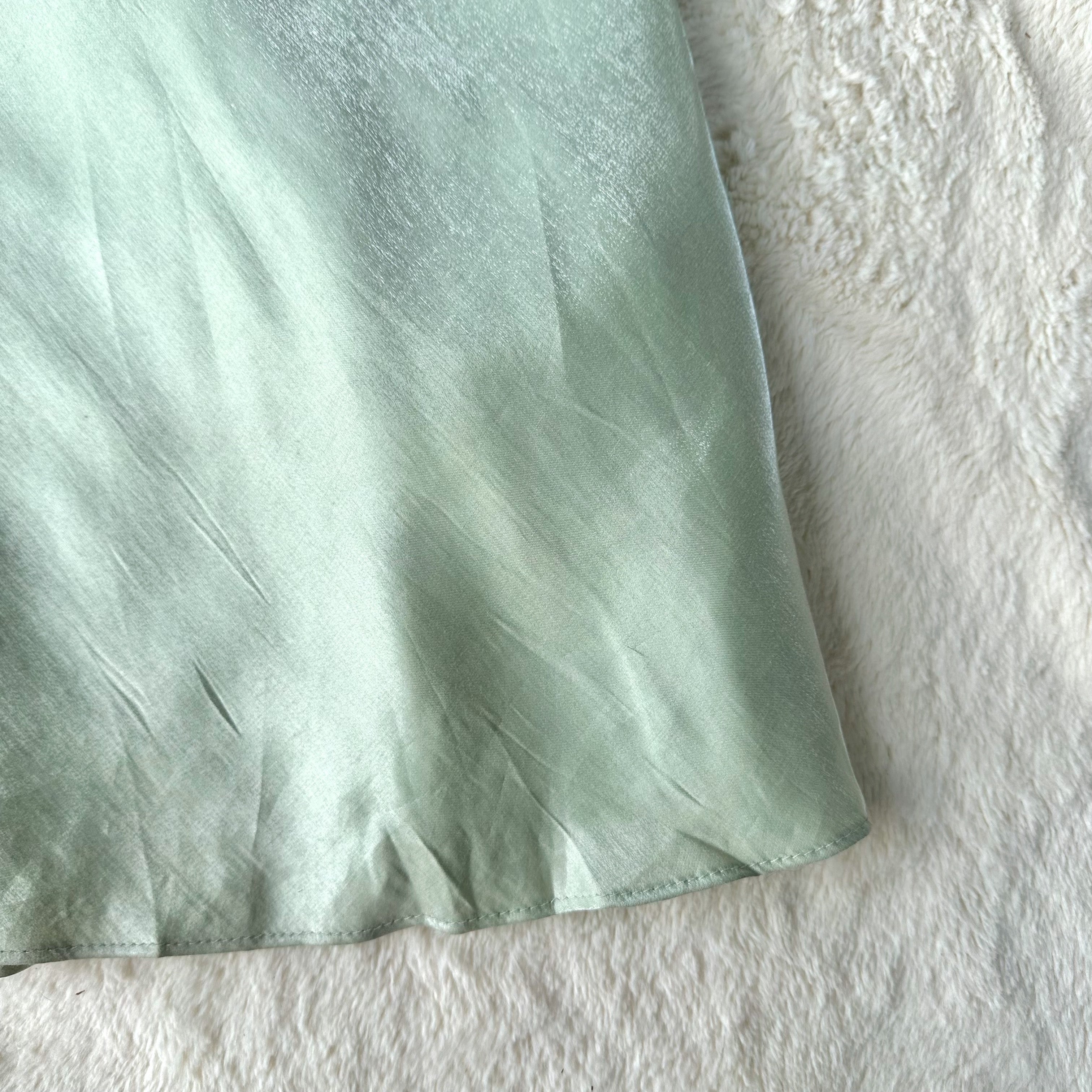 1990's tiana sage rose gown