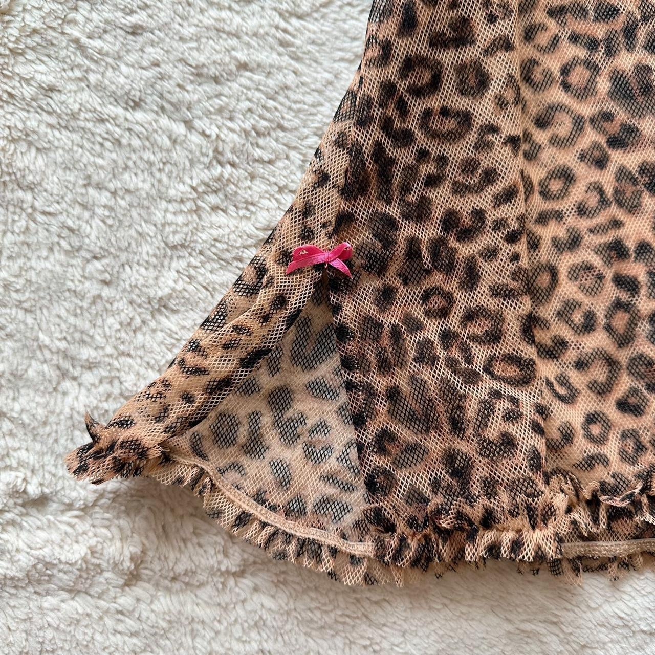 2006 cheetah print halter slip