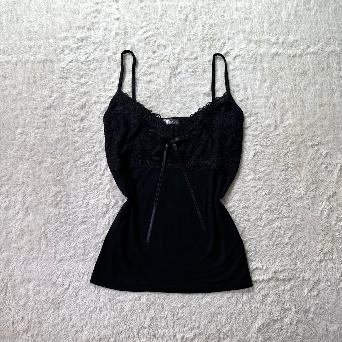 2000's jet black yuka cami