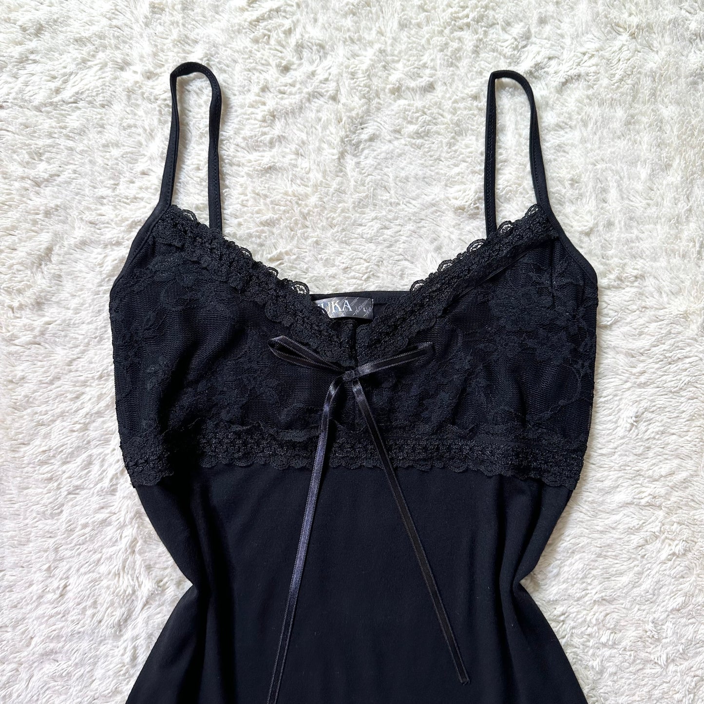 2000's jet black yuka cami