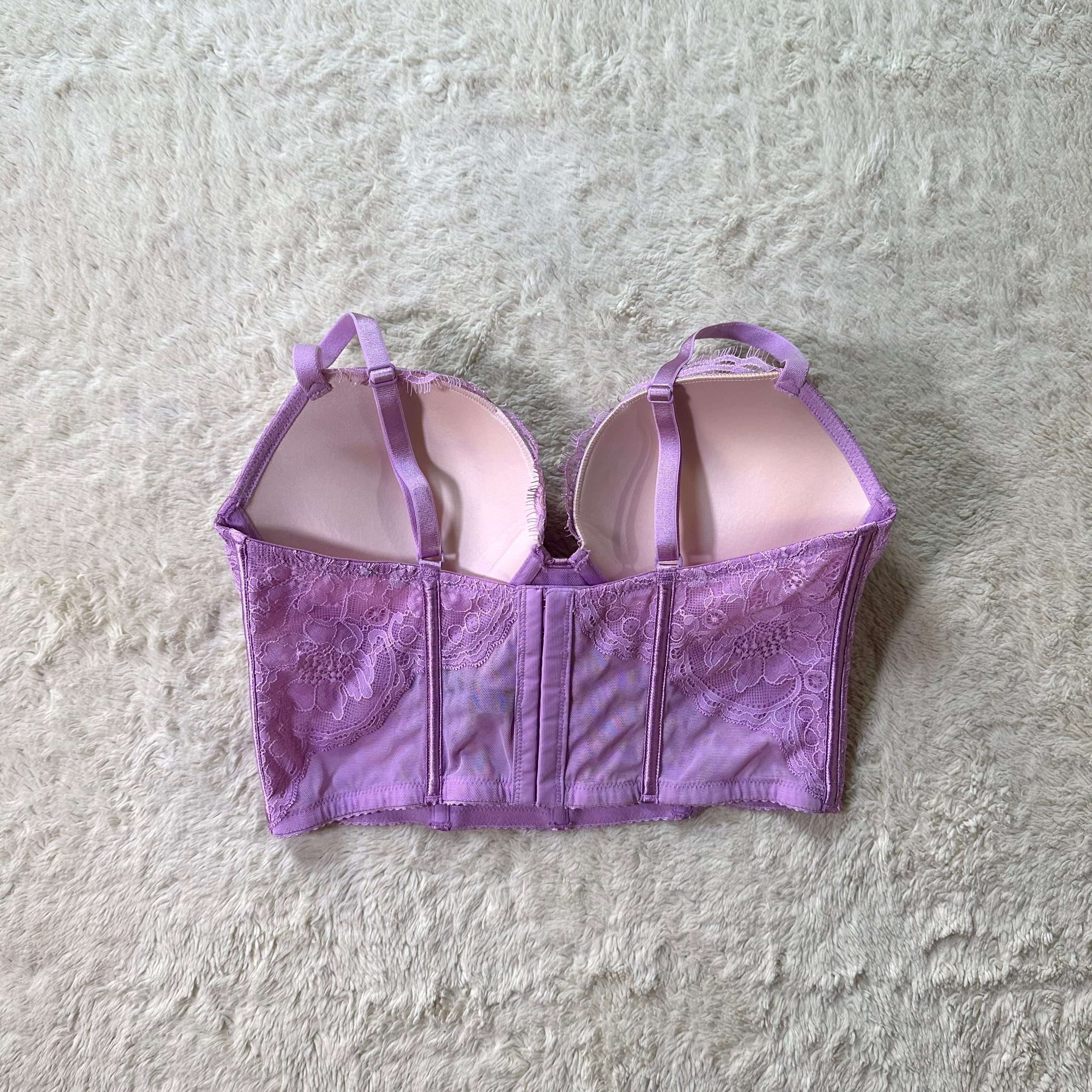 2021 petaled lilac longline bra