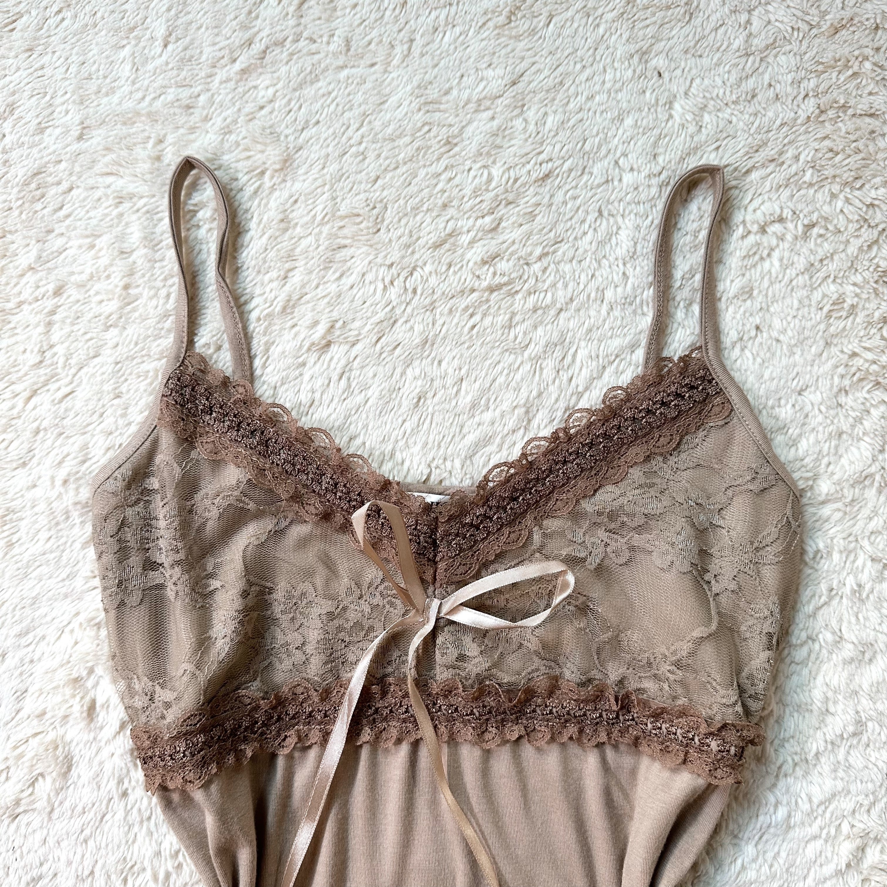 2000's woodland lace camisole