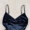 2000's velvet ribbon cami