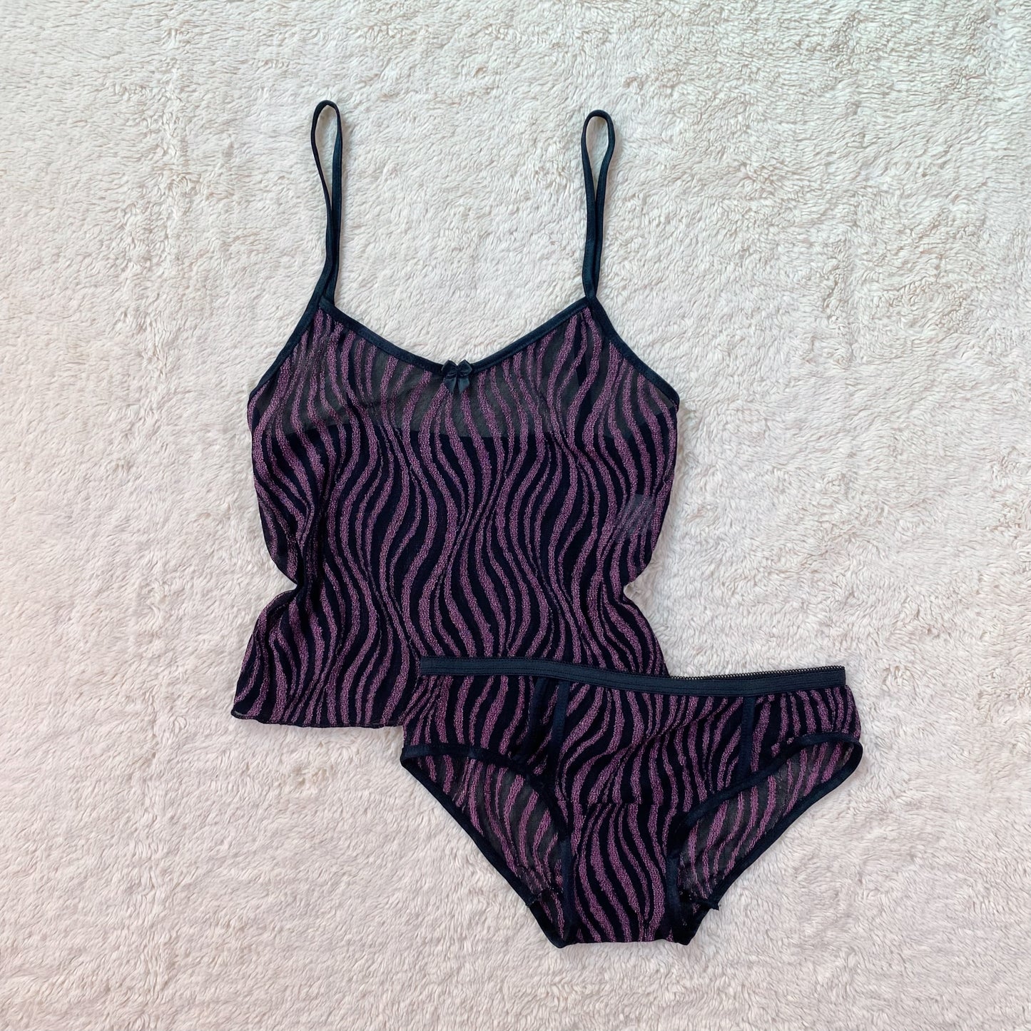 the glitter mesh zebra set