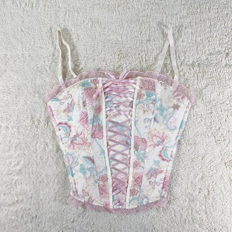 2000's teacup meadow corset
