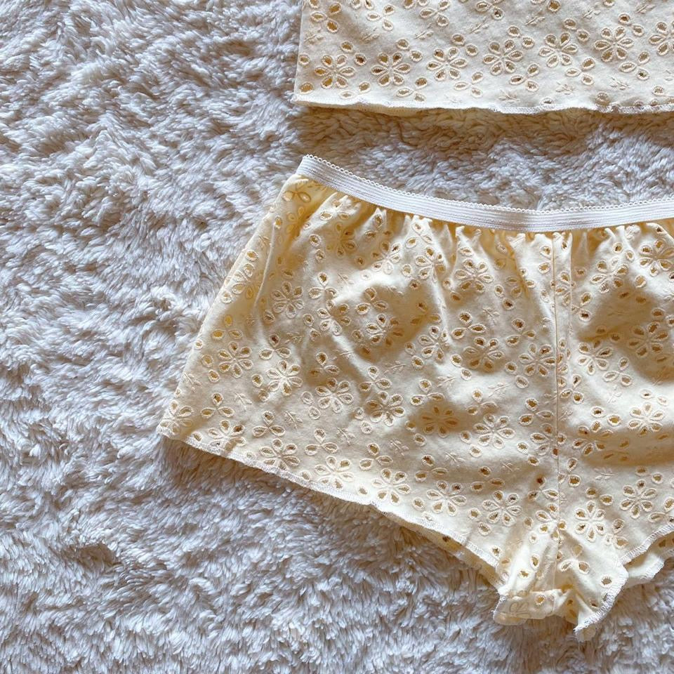 the daffodil cami set - 100% cotton