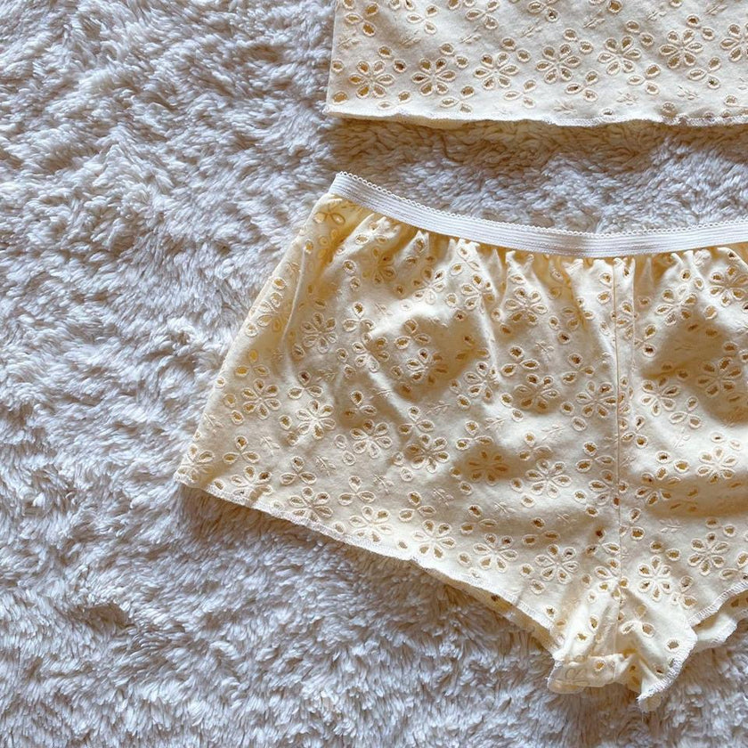 the daffodil cami set - 100% cotton