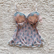 2000's garden teacup bustier